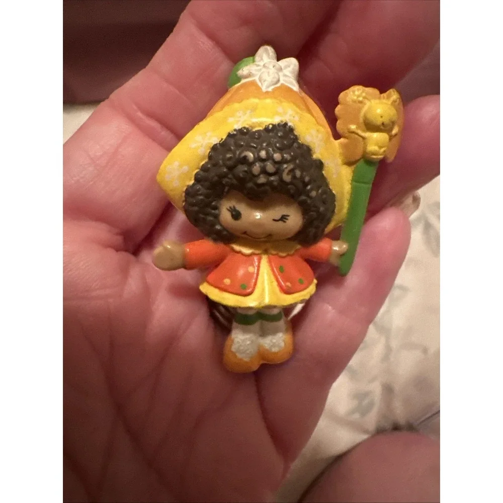 Vintage 1980's Strawberry Shortcake ORANGE BLOSSOM & Marmalade 2 In Set With Art